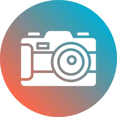 kamera simgesi vektör illüstrasyonu