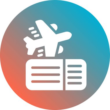 Uçak simgesinin vektör illüstrasyonu