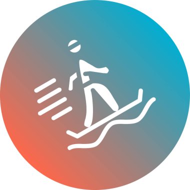 vektör kayak simgesi, vektör illüstrasyonu