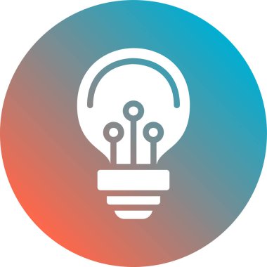 ampul simgesi vektör illüstrasyonu