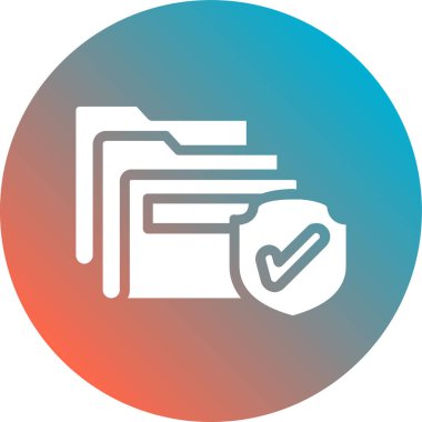 belge simgesi vektör illüstrasyonu