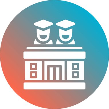 Eğitimin vektör illüstrasyonu modern simge