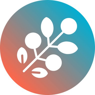 çiçek simgesi vektör illüstrasyonu