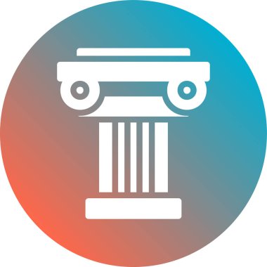 soyut arkaplan gruplandırılmış sütun simgesi