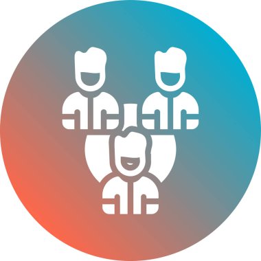 aile simgesi vektör illüstrasyonu