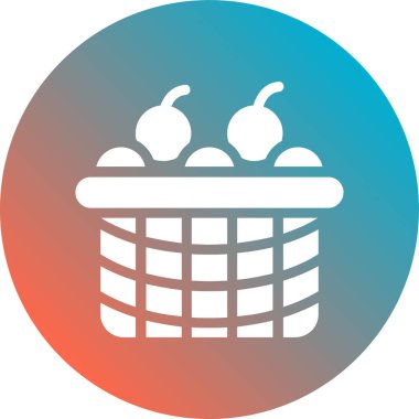 kek düz vektör simgesi