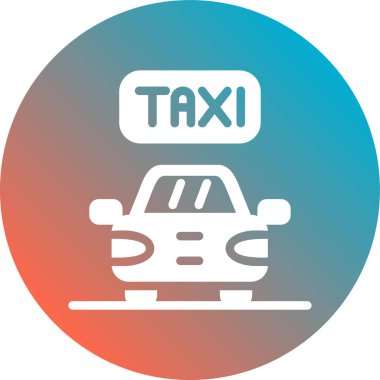 Araba simgesi için vektör illüstrasyonu