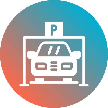 araba simgesi vektör illüstrasyonu