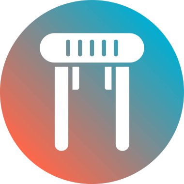 Modern bir simgenin vektör illüstrasyonu