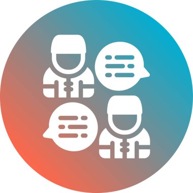 İnsan simgesinin vektör illüstrasyonu