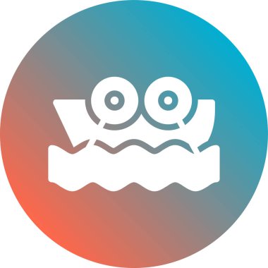 Modern simgenin vektör illüstrasyonu