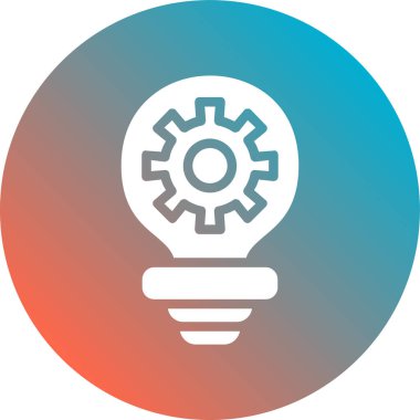 ampul simgesi vektör illüstrasyonu