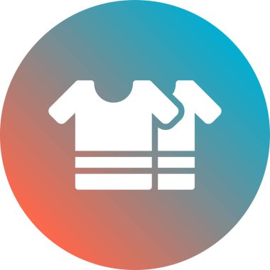 shirt simgesi vektör illüstrasyonu