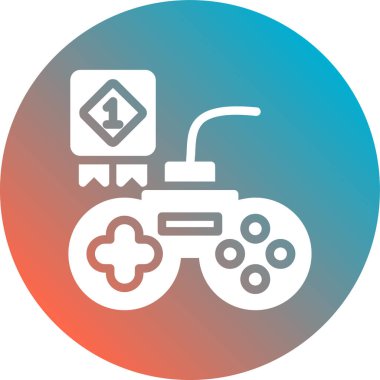 oyun denetleyici simgesi vektör çizimi