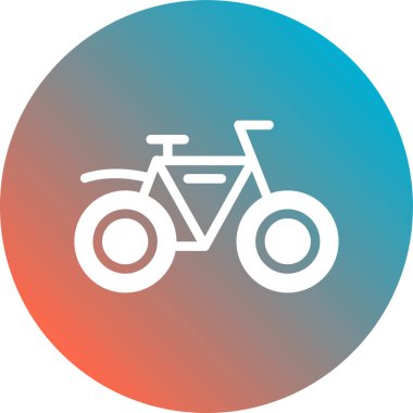 bisiklet ikonu vektör illüstrasyonu