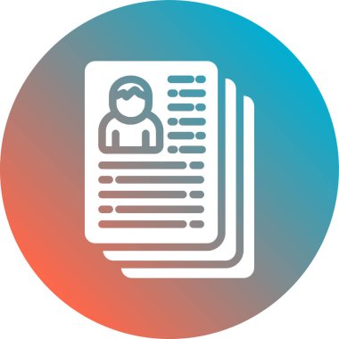 Belge. Web simgesi basit illüstrasyon