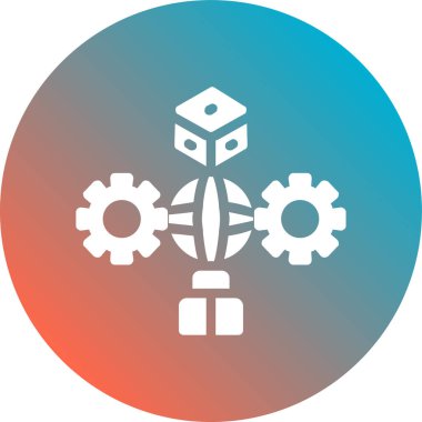 seo modern simgesinin vektör illüstrasyonu