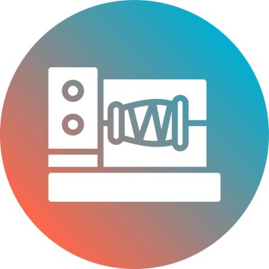 Modern b 'nin vektör illüstrasyonu