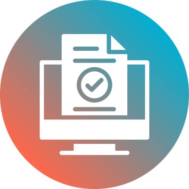 dosya biçimi simgesi, vektör illüstrasyonu