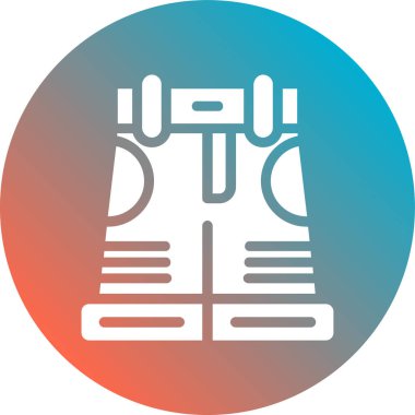 Modern oto tamir simgesinin vektör illüstrasyonu