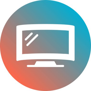 Bilgisayar vektör simgesi modern basit vektör illüstrasyonu