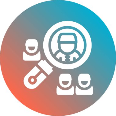 İş ve finans simgesinin vektör illüstrasyonu