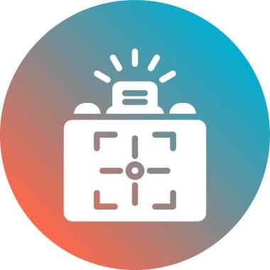 Vektör illüstrasyonu, simge ögesi arkaplanı