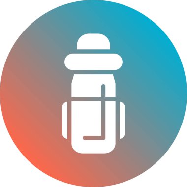 Eşsiz Sırt Çantası Vektör Kabartma Simgesi