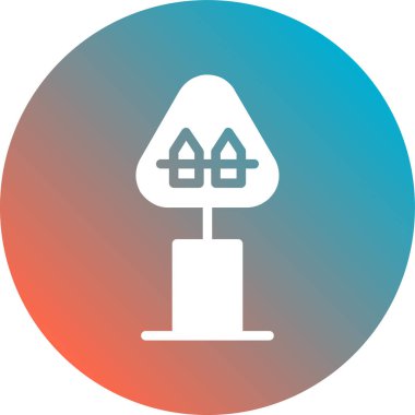 Bitki. Web simgesi basit illüstrasyon