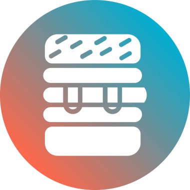 ekmek ikonu vektör illüstrasyonu