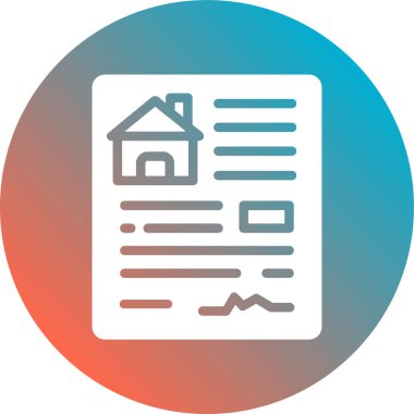 belge simgesi, vektör çizimi