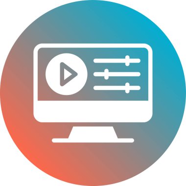 seo modern simgesinin vektör illüstrasyonu