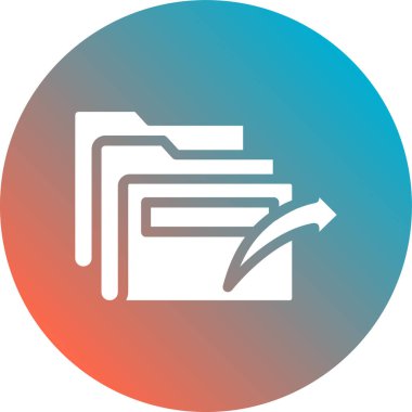 Belge. Web simgesi basit illüstrasyon