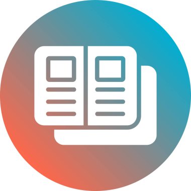 belge simgesi vektör illüstrasyonu