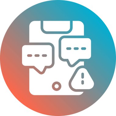 Konuşma balonu. Web simgesi