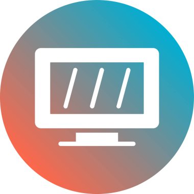 Web düz vektör simgesi. renkli simgeler