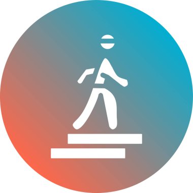 Bir insan simgesinin vektör illüstrasyonu