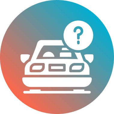 araba simgesi vektör illüstrasyonu