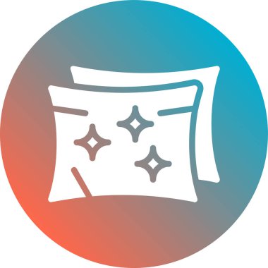 Beyaz çizgi kağıt torba simgesi uzun gölge arkaplan izole. Çember altıgen düğmesi. vektör.