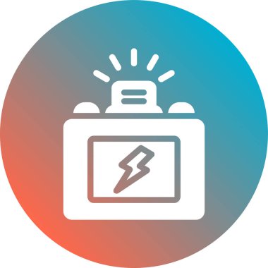 pil simgesi, vektör illüstrasyonu