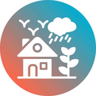 ev simgesi vektör illüstrasyonu