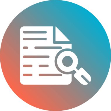 Arama simgesi, vektör illüstrasyonu