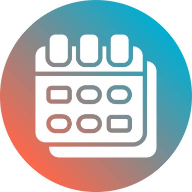 hesap makinesi renkli vektör simgesi