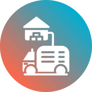 araba simgesi vektör illüstrasyonu