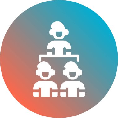 İş insanları simgesinin vektör illüstrasyonu