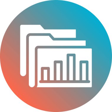 İş ve finans simgesinin vektör illüstrasyonu