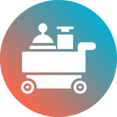 Gıda simgesinin vektör illüstrasyonu