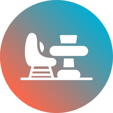 sandalye simgesi çizimi