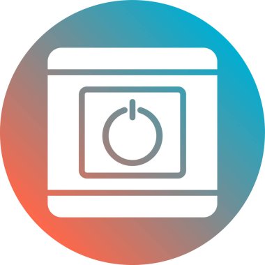 Modern b simgesinin vektör illüstrasyonu