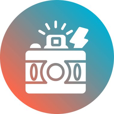 fotoğraf makinesi vektör illüstrasyonu